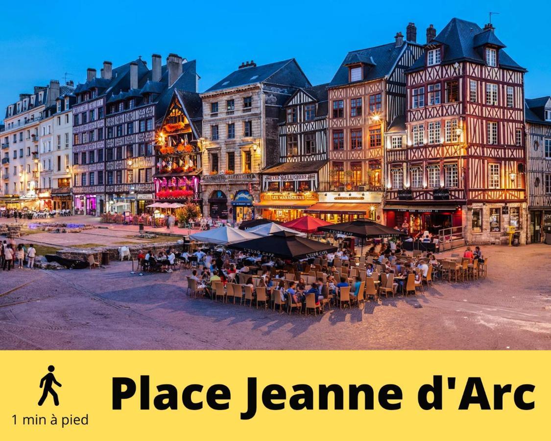 4 People+Free Street Parking+Cosy Centre Ville Daire Rouen Dış mekan fotoğraf